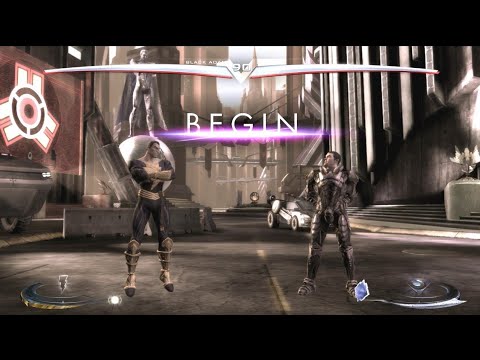 Black Adam vs General zod Injustice God's among us Gameplay