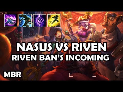 Archduke Nasus Vs DawnBringer Riven | 45% CDR in 12 Minutes | Season 7