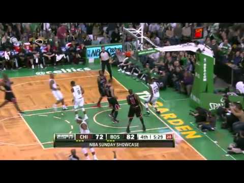 2011-12 Boston Celtics VS Chicago Bulls (Rondo Triple Double!)