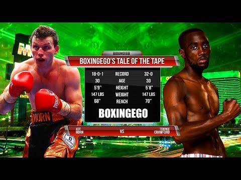 TERENCE CRAWFORD VS JEFF HORN Tale Of The Tape (BOXINGEGO FIRST LOOK)