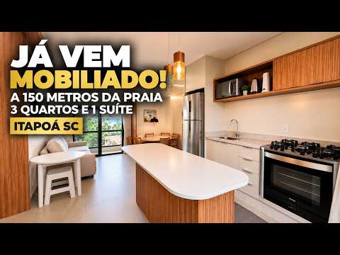 Apartamento porteira fechada na Barra do Saí em Itapoá SC
