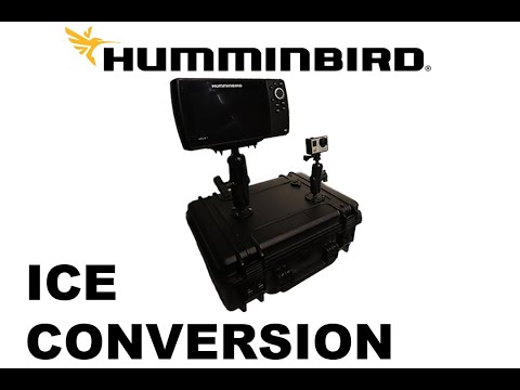 The BEST Hummingbird Fish Finder Ice Conversion (Step By Step How-To)