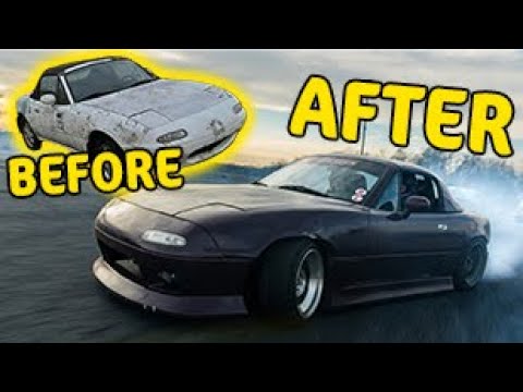 Turning $500 Miata into A Drift Car In 10 Minutes | 4K