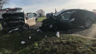 Wypadek Wziąchów - Głuchów k/Pogorzeli Wideo1: Wypadek Wziąchów - Głuchów k/Pogorzeli