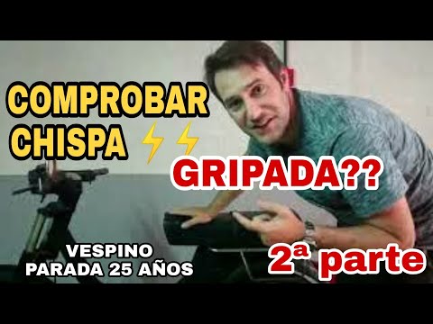 #2 VESPINO parada 25 años😬 Gripada? Comprobar CHISPA⚡ Vespino Sport Chustarra💀