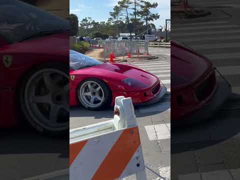 Ferrari F40 LM Stalls and Restarts #ferrarif40 #ferrarif40lm #montereycarweek #ferrari