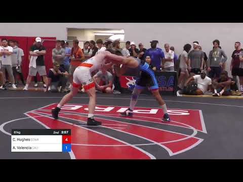 61 Kg Final - Cael Hughes, Cowboy RTC Vs Aden Valencia, California Regional Training Center (CA RT