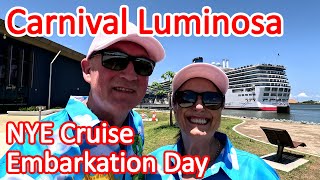 Carnival Luminosa Cruise - Cruising into 2024 on the Carnival Luminosa, Embarkation Day