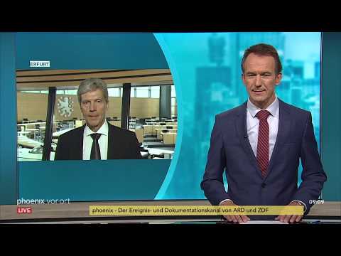 phoenix tagesgespräch mit Helmut Holter (Bildungsminister Thüringen, DIE LINKE) am 10.06.20