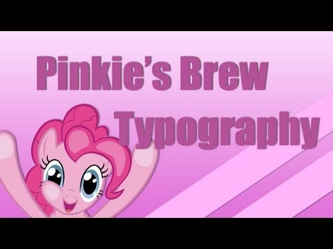 Pinkie's Brew - Typography Animation