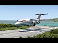 The AVRO RJ Jet Lands HARD