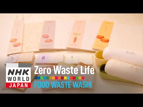 Food Waste Washi - Zero Waste Life