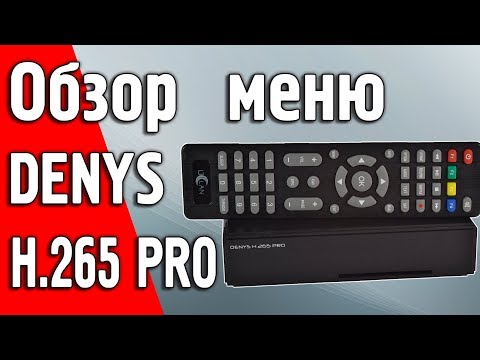 Новинка 2018 года Denys H.265 PRO. Обзор меню. Часть 2.