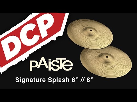 Paiste Signature Splash Cymbals 6" and 8"