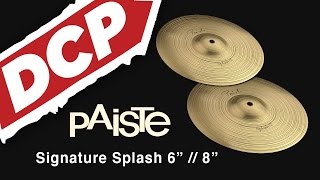 Video thumbnail for Paiste Signature Splash Cymbals 6" and 8" by Drum Center of Portsmouth