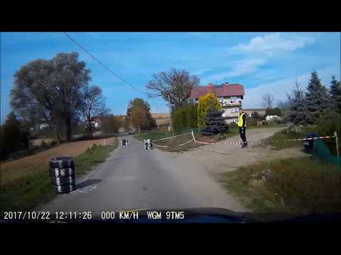 ONBOARD - Super Oes Brzostek 22.10.2017r - Bogdan Wiśniowski / Mateusz Wiśniowski - Renault Clio 1.8