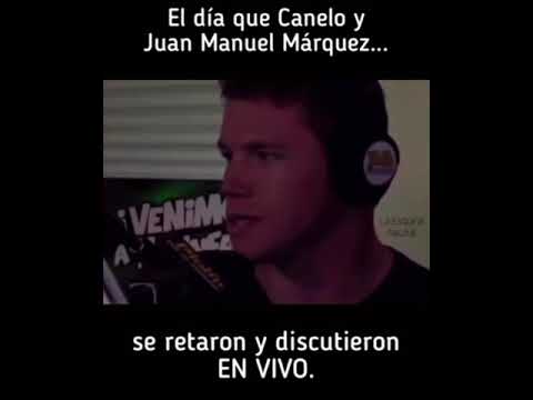 CANELO ÁLVAREZ SE ENFADA CON JUAN MANUEL MÁRQUEZ