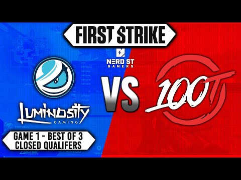 100 Thieves vs Luminosity Closed Qualifiers Game 1 (VALORANT First Strike Esports Tournament)