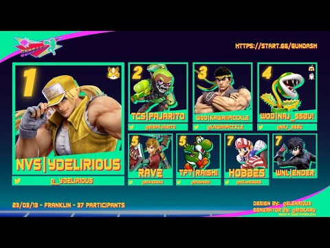 YDelirious' Full Tournament Run at Gundash #30!