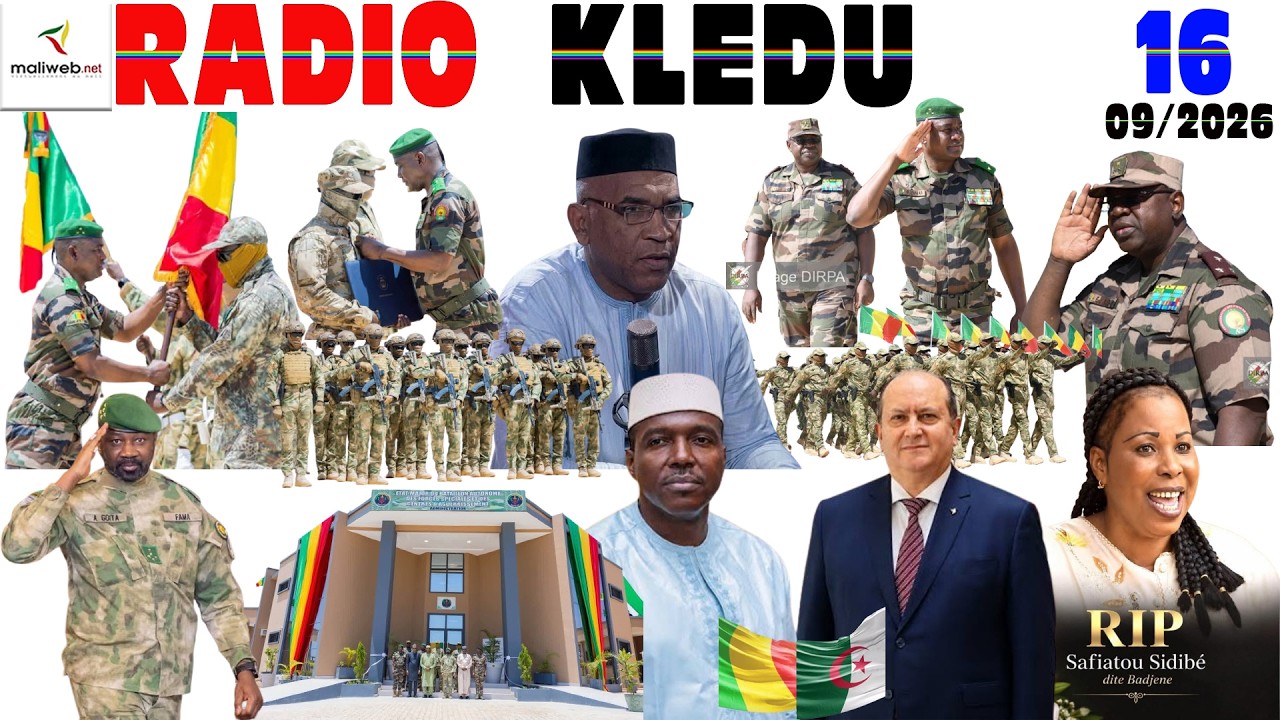 La Revue de Presse de la RADIO KLEDU du 16 Septembre 2026