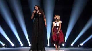 Jackie Evancho and Sarah Brightman from America&#39;s Got Talent Finale