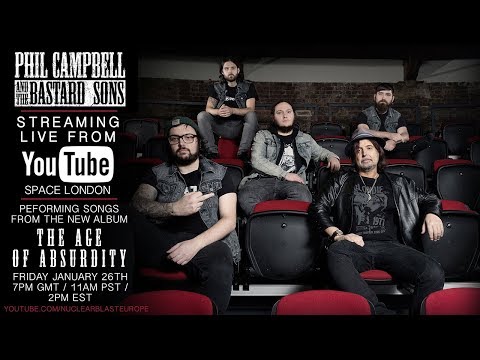 PHIL CAMPBELL AND THE BASTARD SONS - Live At YouTube Space London