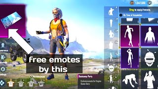 How To Unlock Free Emotes In Pubg Mobile Season 14