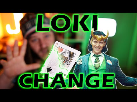 Change A Card Like MARVELS LOKI Changes With MAGIC! | TUTORIAL