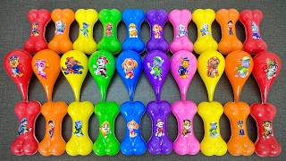PAW PATROL Clay Slime Coloring ASMR 🐾 Ryder Chase Marshall Skye Rubble Zuma...Satisfying ASMR Video