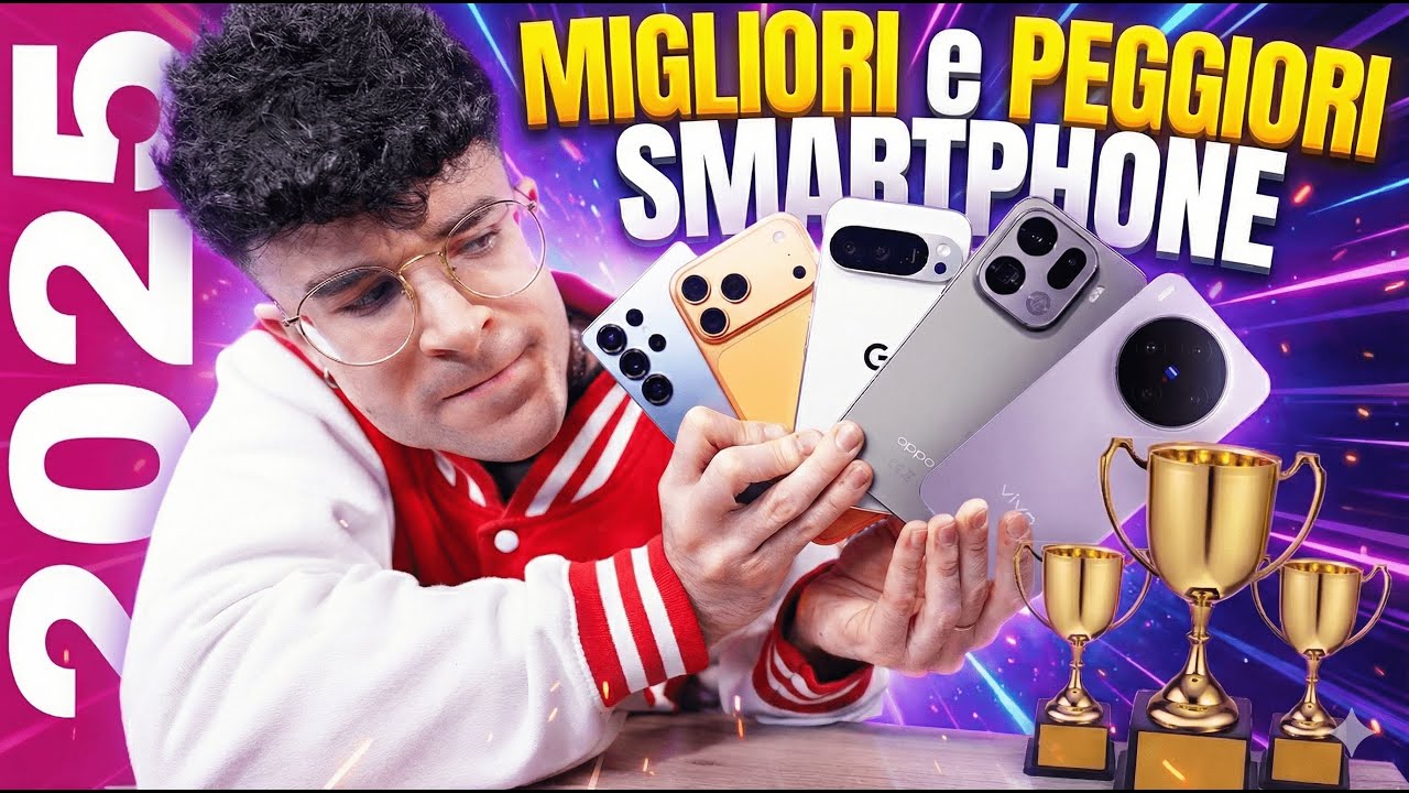 I MIGLIORI e PEGGIORI SMARTPHONE del 2025 da UTENTE MANIACO! 🏆 Da GOOGLE e SAMSUNG ad APPLE! 🙄