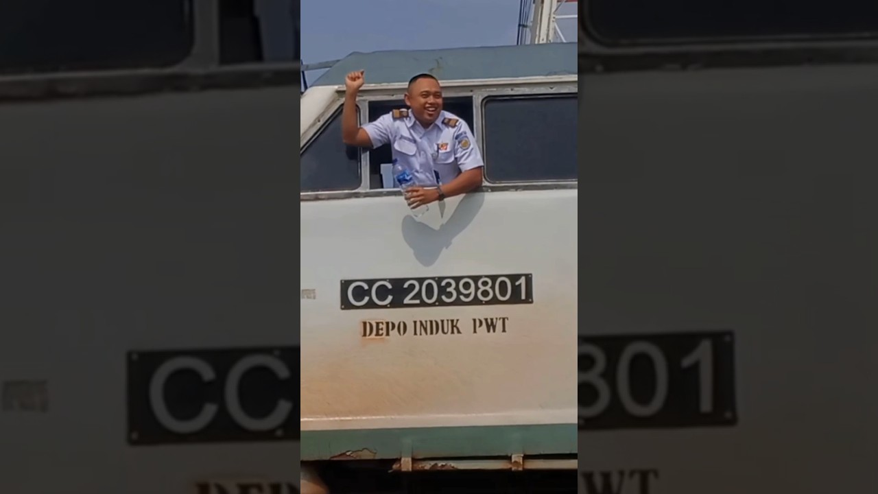 Kompilasi Masinis Ramah Crew Kutoarjo #shorts