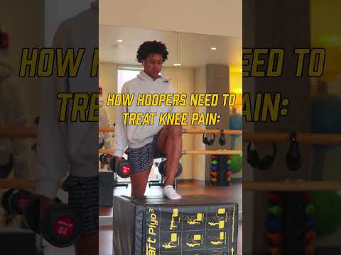 HOW 99% OF HOOPERS TREAT KNEE PAIN vs. HOW THEY SHOULD #nba #basketball #viralvideo #shorts