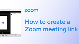 How to create a Zoom meeting link