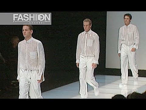 GIORGIO ARMANI EMPORIO ARMANI Menswear Spring Summer 2000 Milan - Fashion Channel