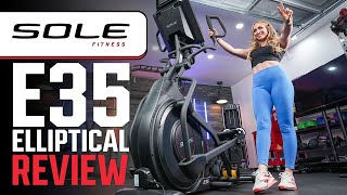 Sole E35 Elliptical Review: Big Footprint With Ergonomic Features!