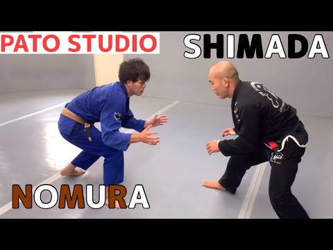 柔術スパーリング  (嶋田vs野村)