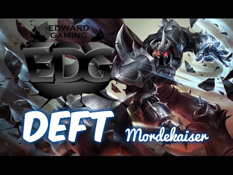 EDG Deft MORDEKAISER Bot Lane vs Sivir Patch 5.17 | League of Legends