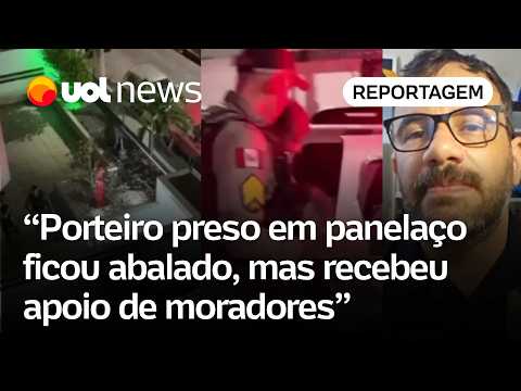 Porteiro preso após panelaço ficou abalado, mas se sentiu aliviado com apoio dos moradores | Madeiro