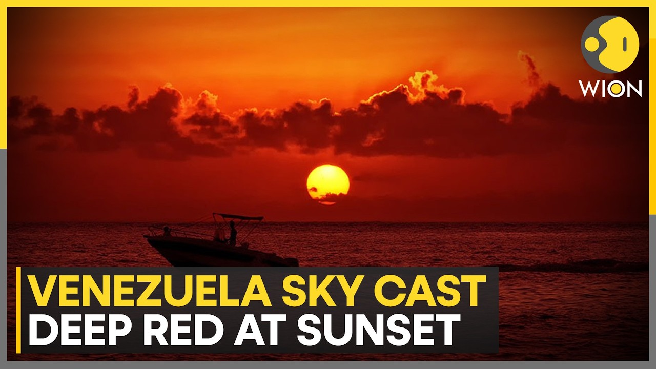 Venezuela's Sky Turns Deep Red During Stunning Sunset | WION