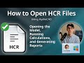 How To Open HCR Files HydroCAD
