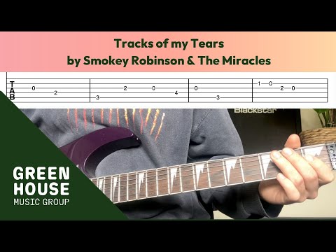 Tracks of my Tears– Smokey Robinson | Easy Guitar Playthrough with Tabs (Electric Guitar Grade 1)