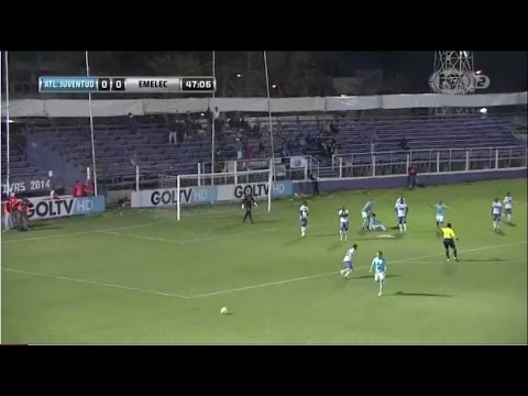 Juventud 0 (2) - (3) 0 Emelec Copa Sudamericana 2015