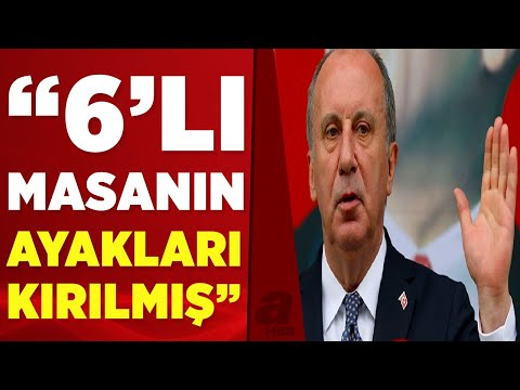 Muharrem İnce'den 6'lı masa ve Kılıçdaroğlu'na sert tepki | A Haber