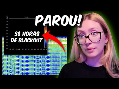 36 HORAS DE BLACKOUT! A Ressonância Schumann PAROU! E isso não é nada bom!