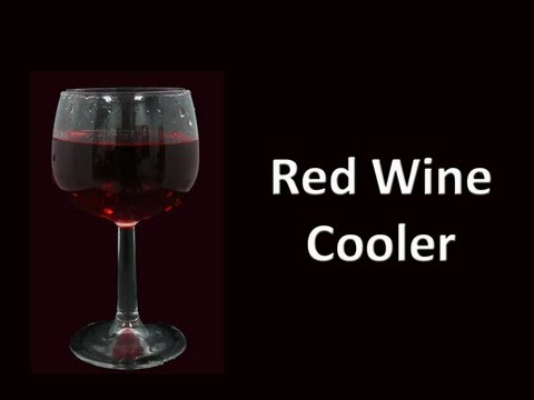 Red Wine Cooler Drink Recipe HD