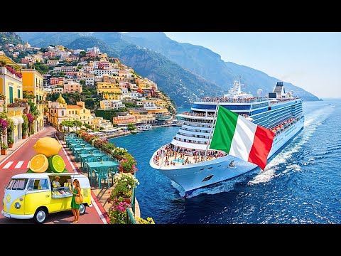 HIDDEN GEMS OF AMALFI COAST 🇮🇹 Peaceful Boat Ride to Secret Corners of Positano Italy’s Lemon Town