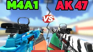 M4A1 VS AK 47 | KUBOOM 3D | WHICH ONE IS BETTER ? | GUN TEST | DEVIL GUNS | TDM GAMEPLAY| ACCURACY