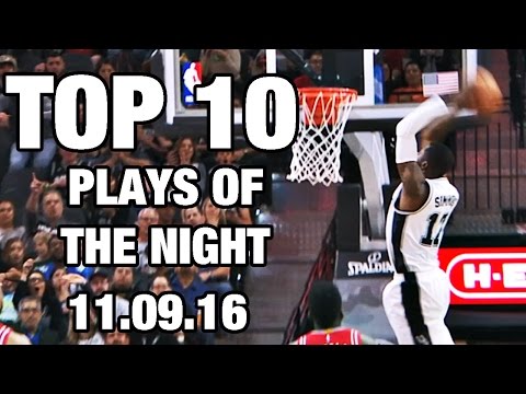 Top 10 NBA Plays: November 9th