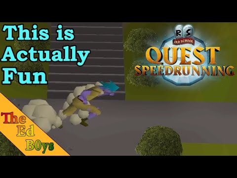 Quest Speedrunning is FUN | OSRS Quest Speed Runs First Looks