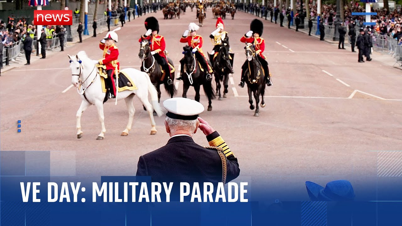 Military parade on 80th anniversary of VE Day